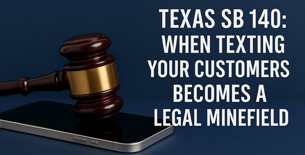 TX SB 140 – When Texting Your Customers Becomes a Legal Minefield