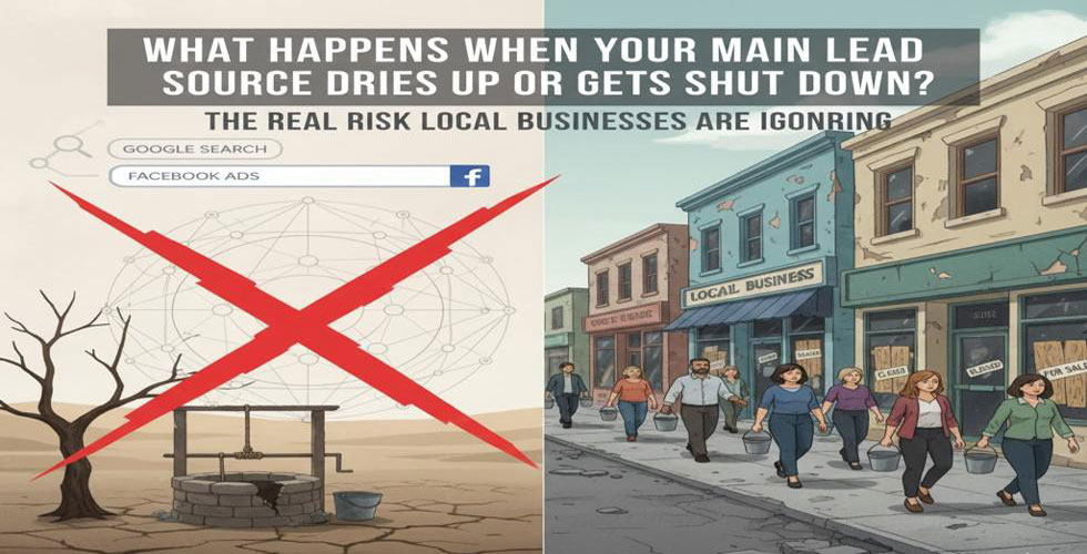 What Happens When Your Main Lead Source Dries Up or Gets Shut Down? The Real Risk Local Businesses Are Ignoring
